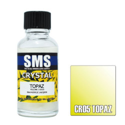 SMS CR05 Crystal TOPAZ (Yellow / Gold) 30ml Acrylic Lacquer