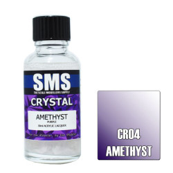 SMS CR04 Crystal AMETHYST (Purple) 30ml Acrylic Lacquer