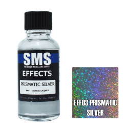 SMS EFF03 Effects PRISMATIC SILVER 30ml Acrylic Lacquer
