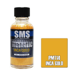SMS PMT14 Metallic INCA GOLD 30ml Acrylic Lacquer