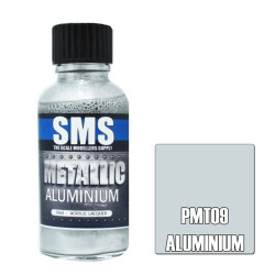 SMS PMT09 Metallic ALUMINIUM 30ml Acrylic Lacquer