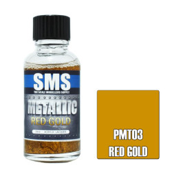 SMS PMT03 Metallic RED GOLD 30ml Acrylic Lacquer
