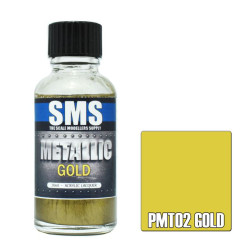 SMS PMT02 Metallic GOLD 30ml Acrylic Lacquer