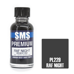 SMS PL229 Premium RAF Night BS381C 642 30ml Acrylic Lacquer