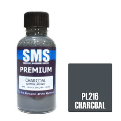 SMS PL216 Premium CHARCOAL 30ml Acrylic Lacquer
