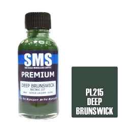 SMS PL215 Premium DEEP BRUNSWICK 30ml Acrylic Lacquer