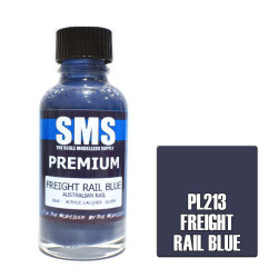 SMS PL213 Premium FREIGHT RAIL BLUE 30ml Acrylic Lacquer
