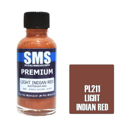 SMS PL211 Premium LIGHT INDIAN RED 30ml Acrylic Lacquer