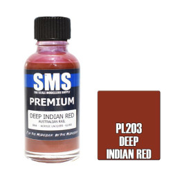 SMS PL203 Premium DEEP INDIAN RED 30ml Acrylic Lacquer