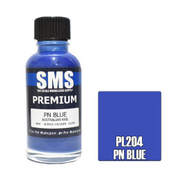 SMS PL204 Premium PN BLUE 30ml Acrylic Lacquer