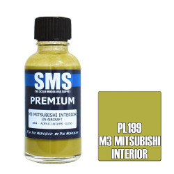SMS PL199 Premium M3 MITSUBISHI INTERIOR 30ml Acrylic Lacquer