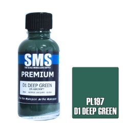 SMS PL197 Premium D1 DEEP GREEN 30ml Acrylic Lacquer
