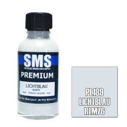 SMS PL189 Premium LICHTBLAU RLM76 30ml Acrylic Lacquer