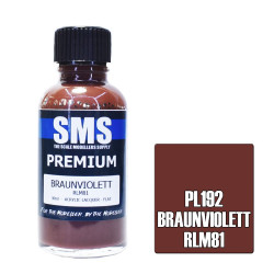 SMS PL192 Premium BRAUNVIOLETT RLM81 30ml Acrylic Lacquer