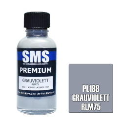 SMS PL188 Premium GRAUVIOLETT RLM75 30ml Acrylic Lacquer