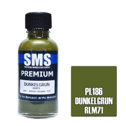 SMS PL186 Premium DUNKELGRUN RLM71 30ml Acrylic Lacquer