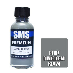 SMS PL187 Premium DUNKELGRAU RLM74 30ml Acrylic Lacquer