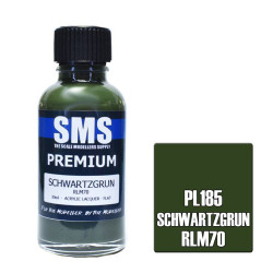 SMS PL185 Premium SCHWARTZGRUN RLM70 30ml Acrylic Lacquer