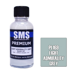SMS PL169 Premium LIGHT ADMIRALITY GREY 30ml Acrylic Lacquer