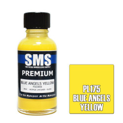 SMS PL175 Premium BLUE ANGELS YELLOW 30ml Acrylic Lacquer