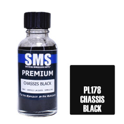SMS PL178 Premium CHASSIS BLACK 30ml Acrylic Lacquer