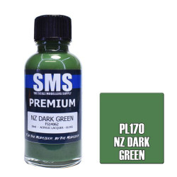 SMS PL170 Premium NZ DARK GREEN 30ml Acrylic Lacquer