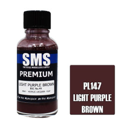 SMS PL147 Premium LIGHT PURPLE BROWN 30ml Acrylic Lacquer