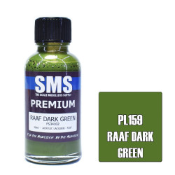 SMS PL159 Premium RAAF DARK GREEN 30ml Acrylic Lacquer