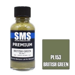 SMS PL153 Premium GREEN SCC No.7 30ml Acrylic Lacquer