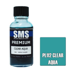SMS PL112 Premium CLEAR AQUA 30ml Acrylic Lacquer