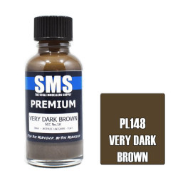 SMS PL148 Premium VERY DARK BROWN SCC No.1A 30ml Acrylic Lacquer