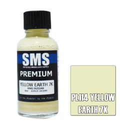 SMS PL114 Premium YELLOW EARTH 7K 30ml Acrylic Lacquer