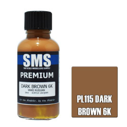 SMS PL115 Premium DARK BROWN 6K 30ml Acrylic Lacquer