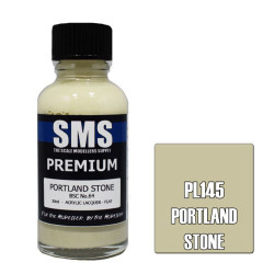 SMS PL145 Premium PORTLAND STONE 30ml Acrylic Lacquer