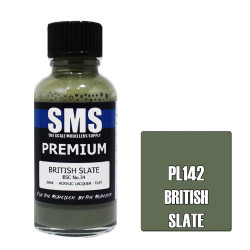 SMS PL142 Premium BRITISH SLATE 30ml Acrylic Lacquer