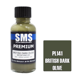 SMS PL141 Premium BRITISH DARK OLIVE 30ml Acrylic Lacquer