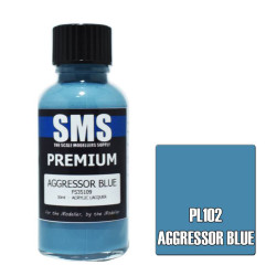 SMS PL102 Premium AGGRESSOR BLUE 30ml Acrylic Lacquer