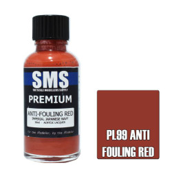 SMS PL99 Premium ANTI FOULING RED 30ml Acrylic Lacquer