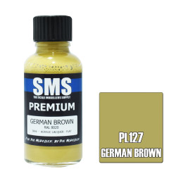 SMS PL127 Premium GERMAN BROWN 30ml Acrylic Lacquer