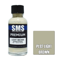 SMS PL92 Premium LIGHT BROWN 30ml Acrylic Lacquer
