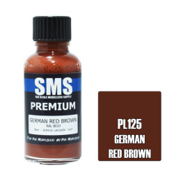 SMS PL125 Premium GERMAN RED BROWN 30ml Acrylic Lacquer