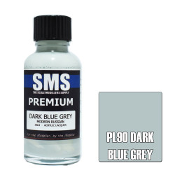 SMS PL90 Premium DARK BLUE GREY 30ml Acrylic Lacquer