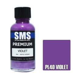 SMS PL40 Premium VIOLET 30ml Acrylic Lacquer