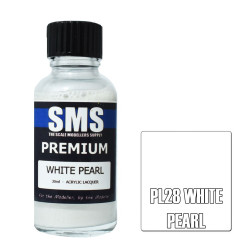 SMS PL28 Premium WHITE PEARL 30ml Acrylic Lacquer
