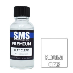 SMS PL10 Premium FLAT CLEAR 30ml Acrylic Lacquer
