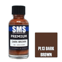 SMS PL13 Premium DARK BROWN 30ml Acrylic Lacquer