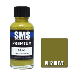 SMS PL12 Premium OLIVE 30ml Acrylic Lacquer