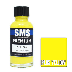 SMS PL05 Premium YELLOW 30ml Acrylic Lacquer