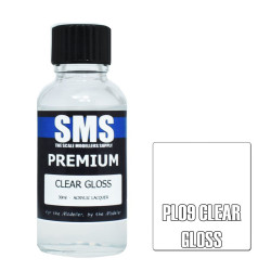 SMS PL09 Premium CLEAR GLOSS 30ml Acrylic Lacquer