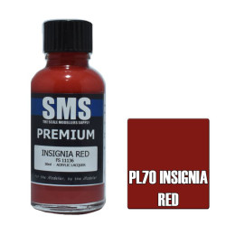 SMS PL70 Premium INSIGNIA RED 30ml Acrylic Lacquer